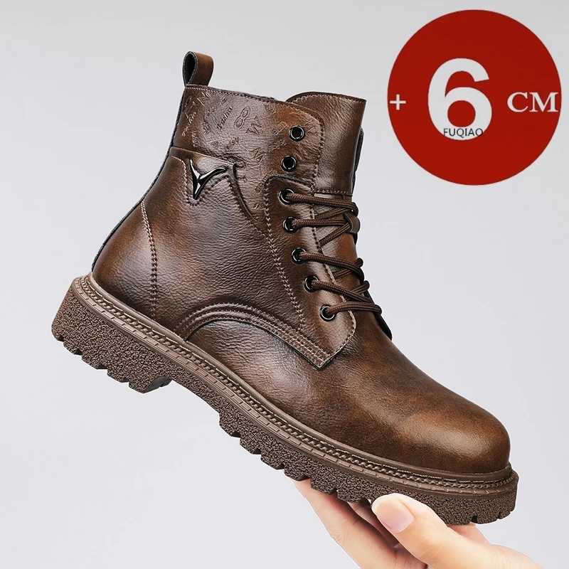 Men'S Shoes Increase Height - 6 cm Unsichtbare Höhe Zunehmende Männer