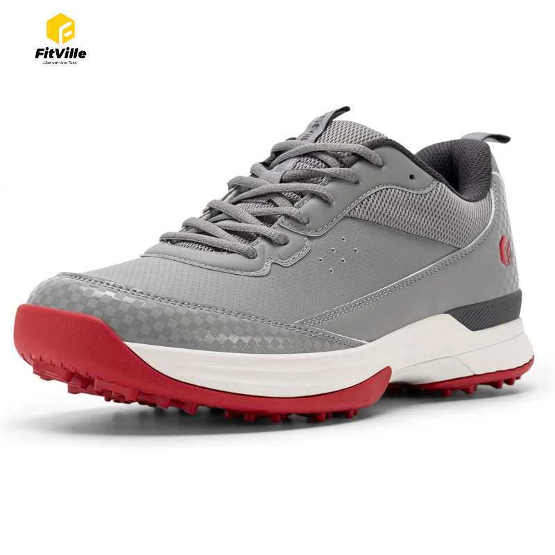 Men'S Shoes Water Resistant - FitVille Wide Golfschuhe für Herren, professionelle,